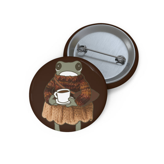 Coffee Frog Pins