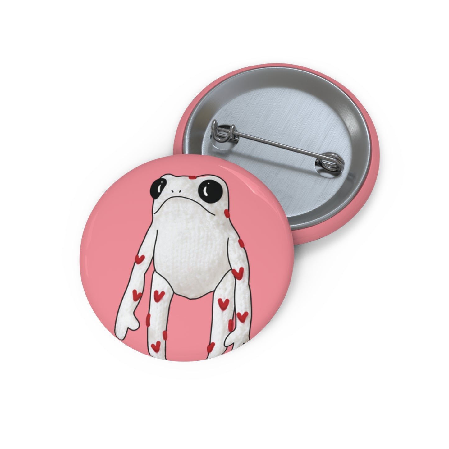Valentine Frog Pins