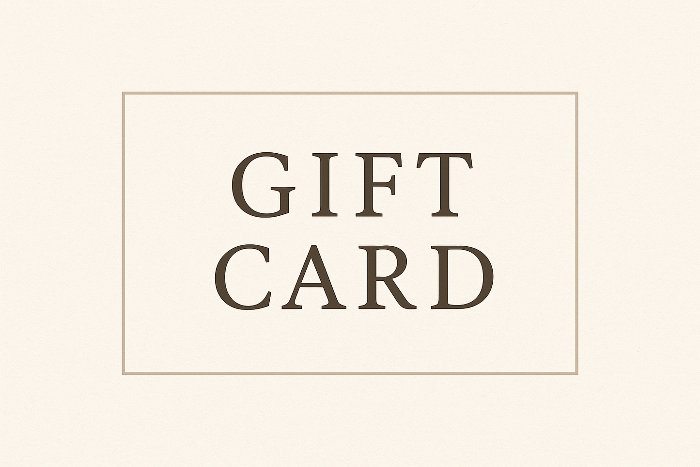 Gift card 🎁