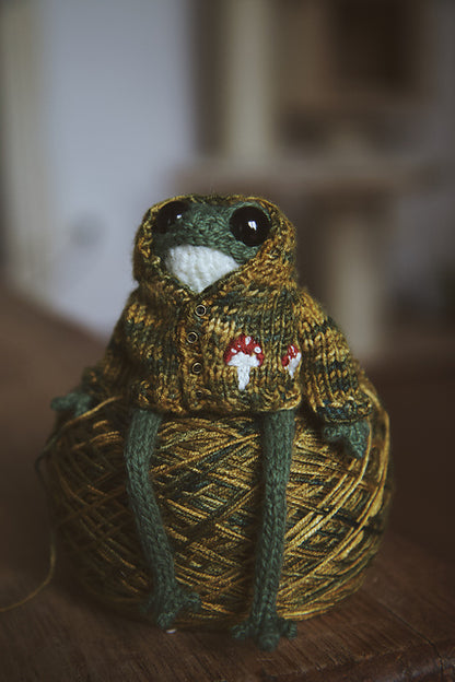 Hooded jacket knitting pattern