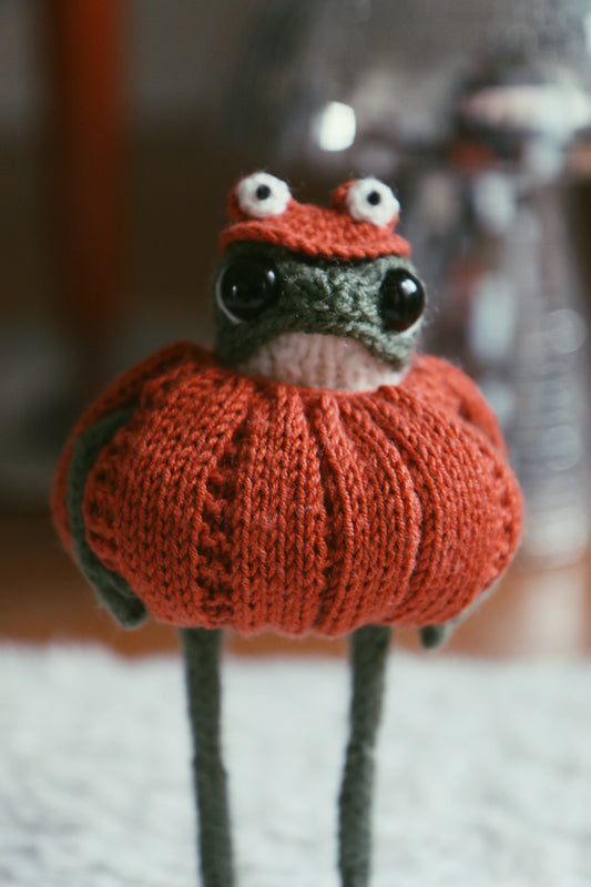 PRE-ORDER pumpkin frog 🎃