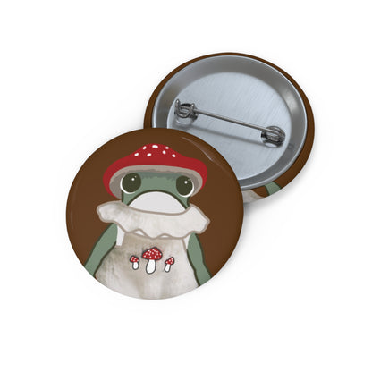 Mushroom Frog Pins