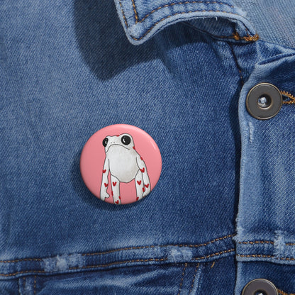Valentine Frog Pins
