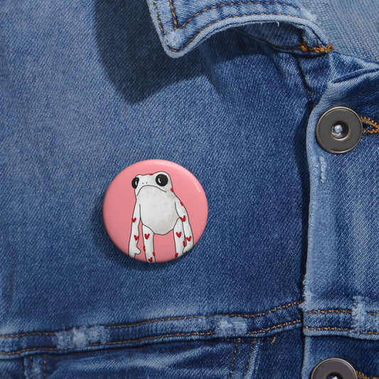 Valentine Frog Pins