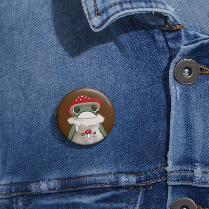 Mushroom Frog Pins