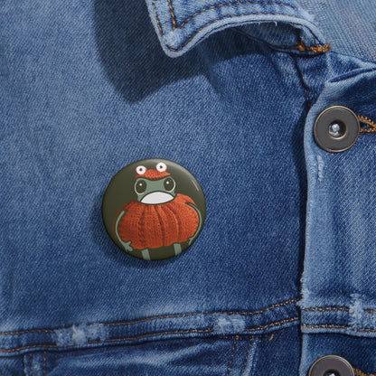 Pumpkin Frog Pins