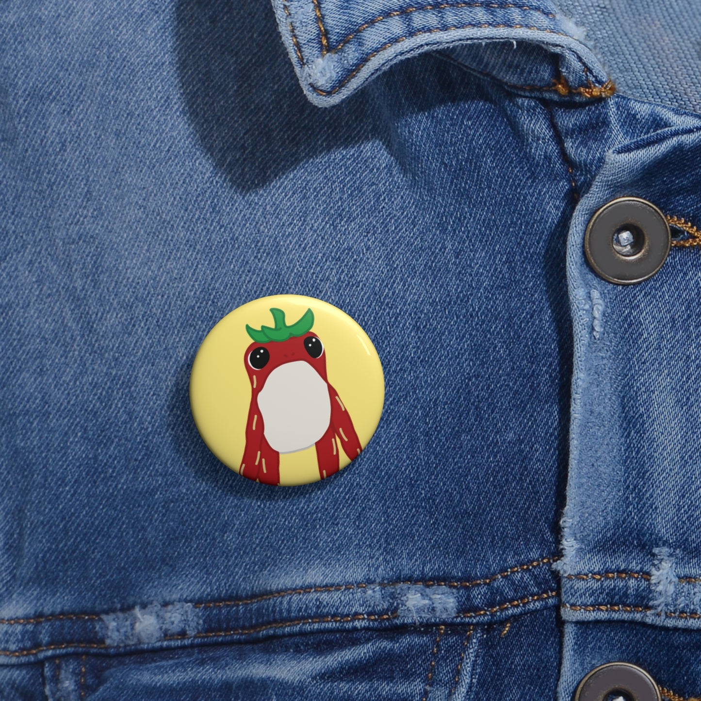 Strawberry Frog Pins
