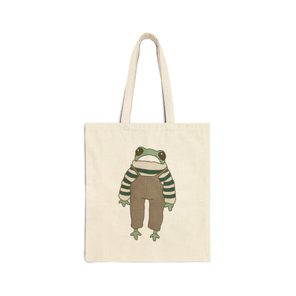 Frog Cotton Tote Bag
